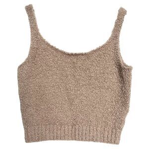 SKIMS Cozy Knit Teddy Boucle Tank Top L/LX